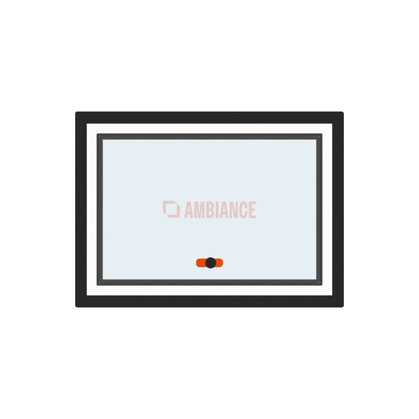 Animation showing Ambiance awning window opening