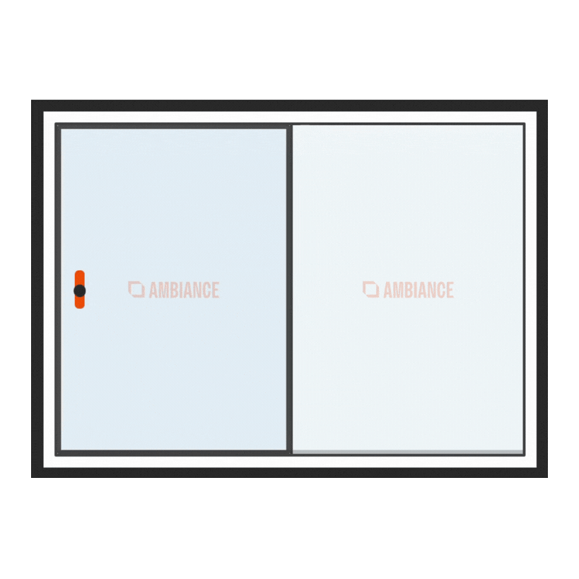 Animation showing Ambiance Lift and Slide door working
