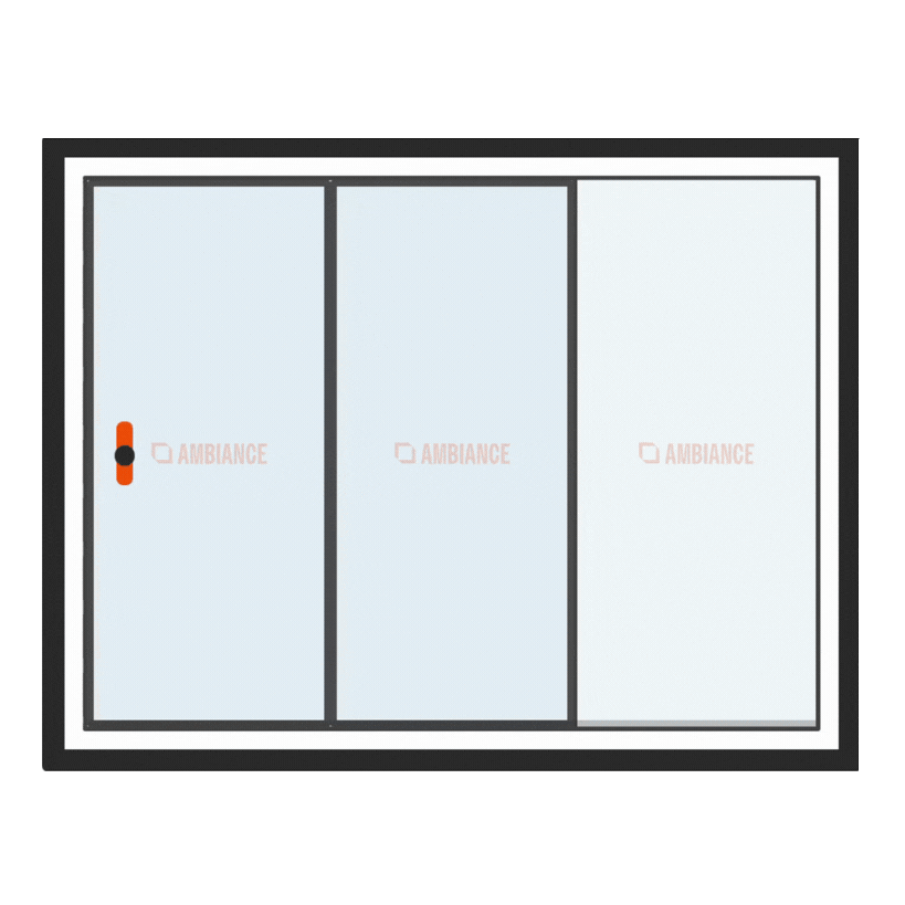 Animation showing Ambiance Varioslide door opening